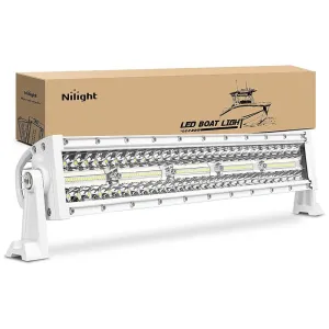 22 Inch 480W Spot Flood Combo White Case Led Light Bar