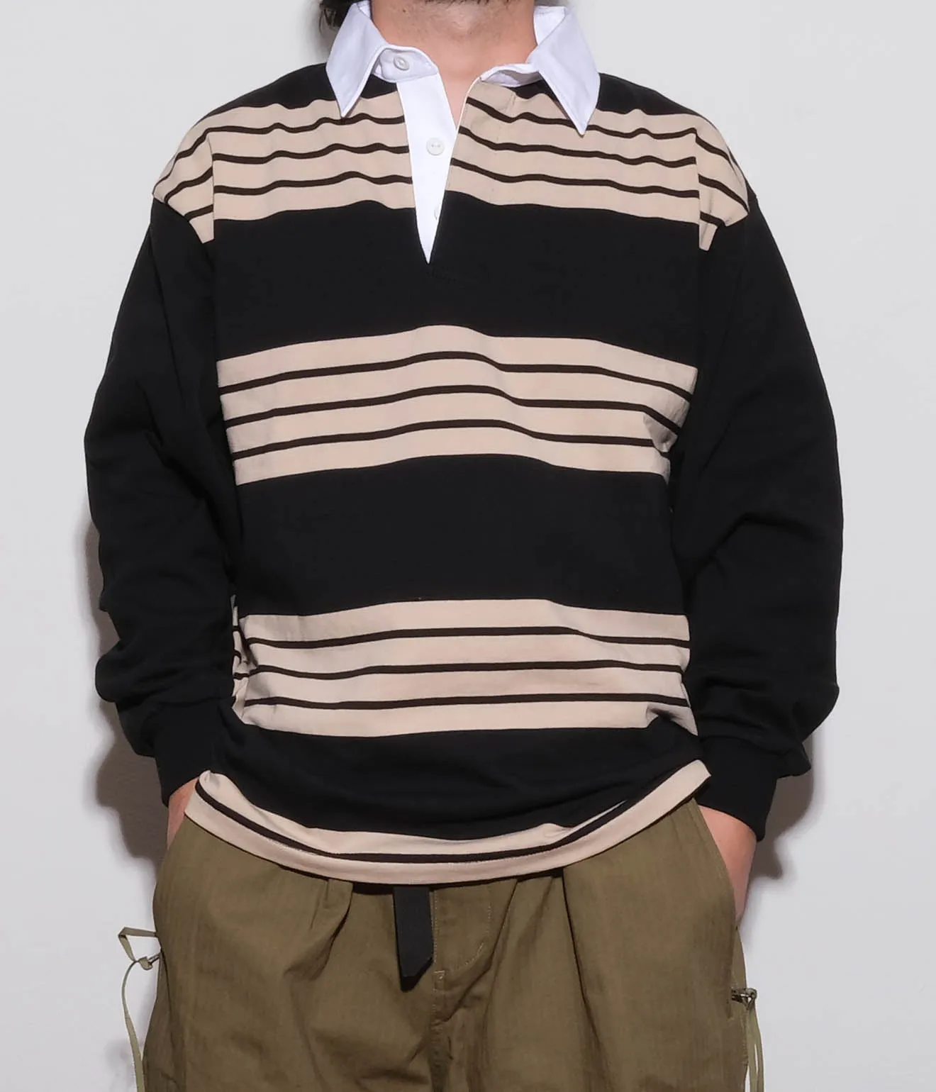 BRICK SPORTSWEAR "Rugby Shirt" (Black)