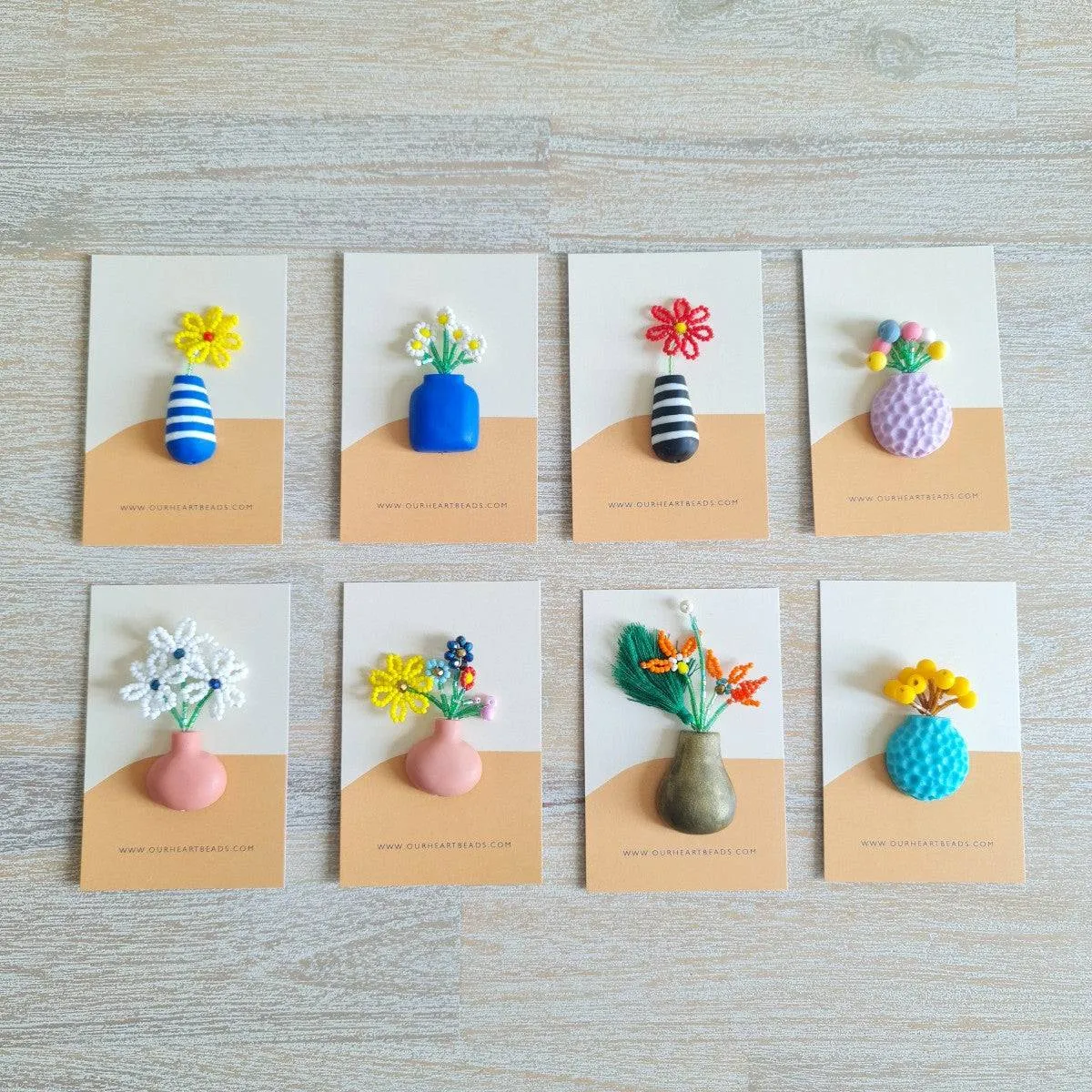 Gerbera Yellow Brooch