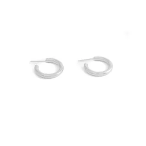 Gia Thick Hoops (Silver)