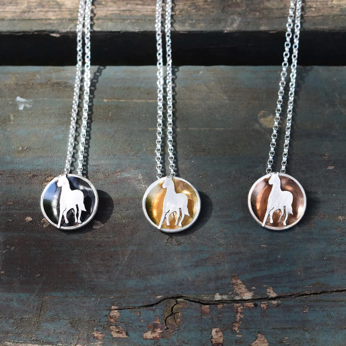 Gold Horse Necklace