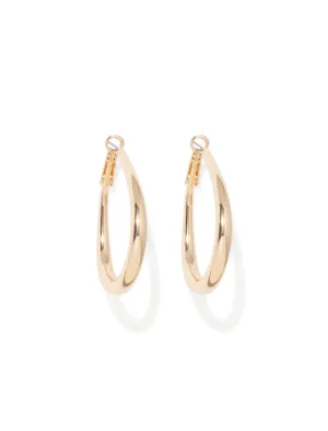 Olive Oval Stud Earrings