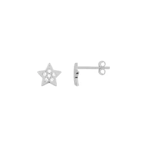 Starry Eyed Studs Silver