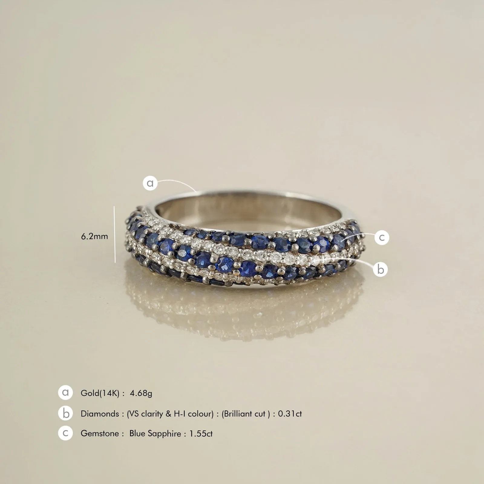 Susan Blue Sapphire Ring