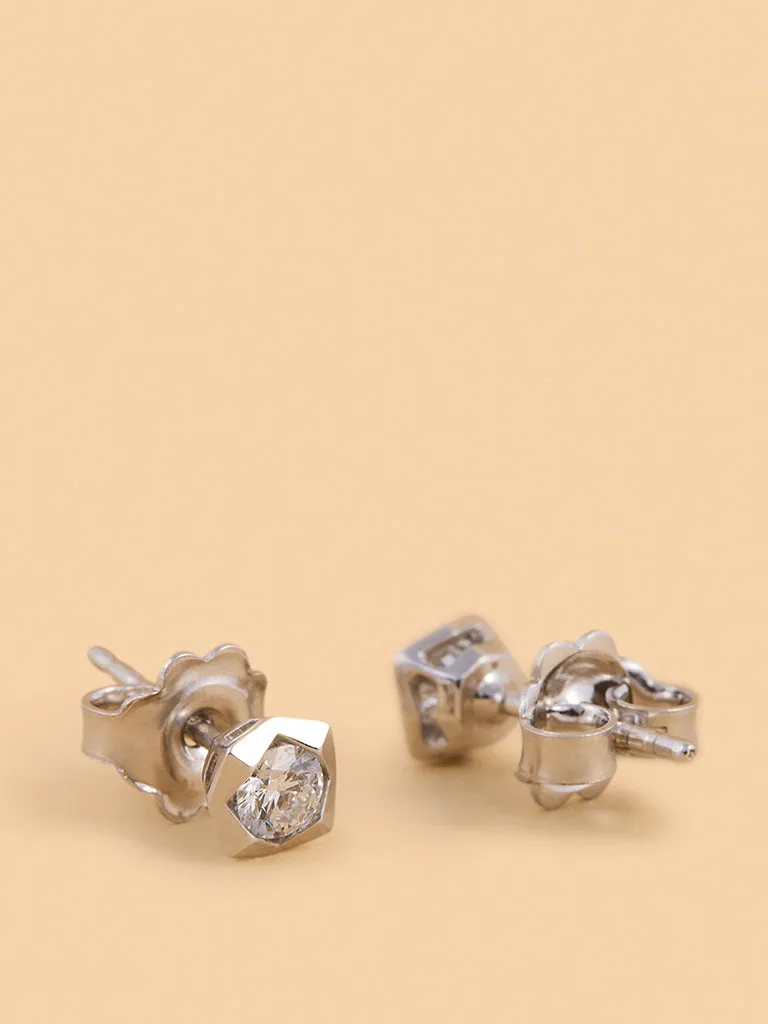 Westside X Pome Stellar Solitaire Stud Lab Diamond Earrings