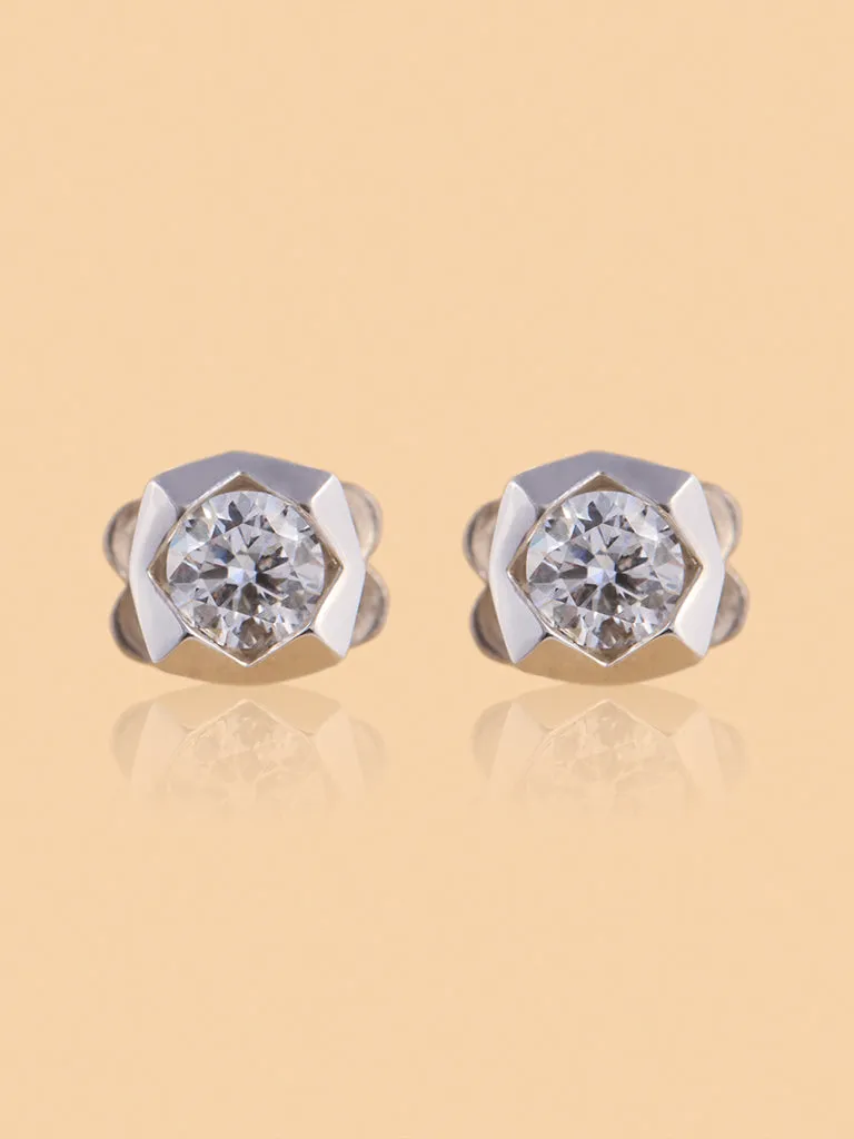 Westside X Pome Stellar Solitaire Stud Lab Diamond Earrings